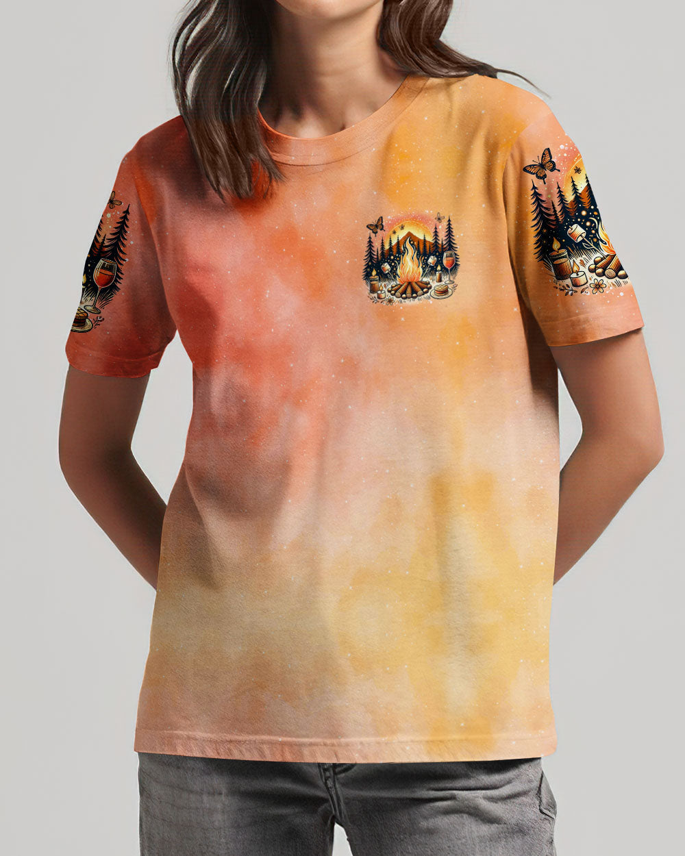 LIFE IS BETTER AROUND THE CAMPFIRE ALL OVER PRINT - TYQY2606242