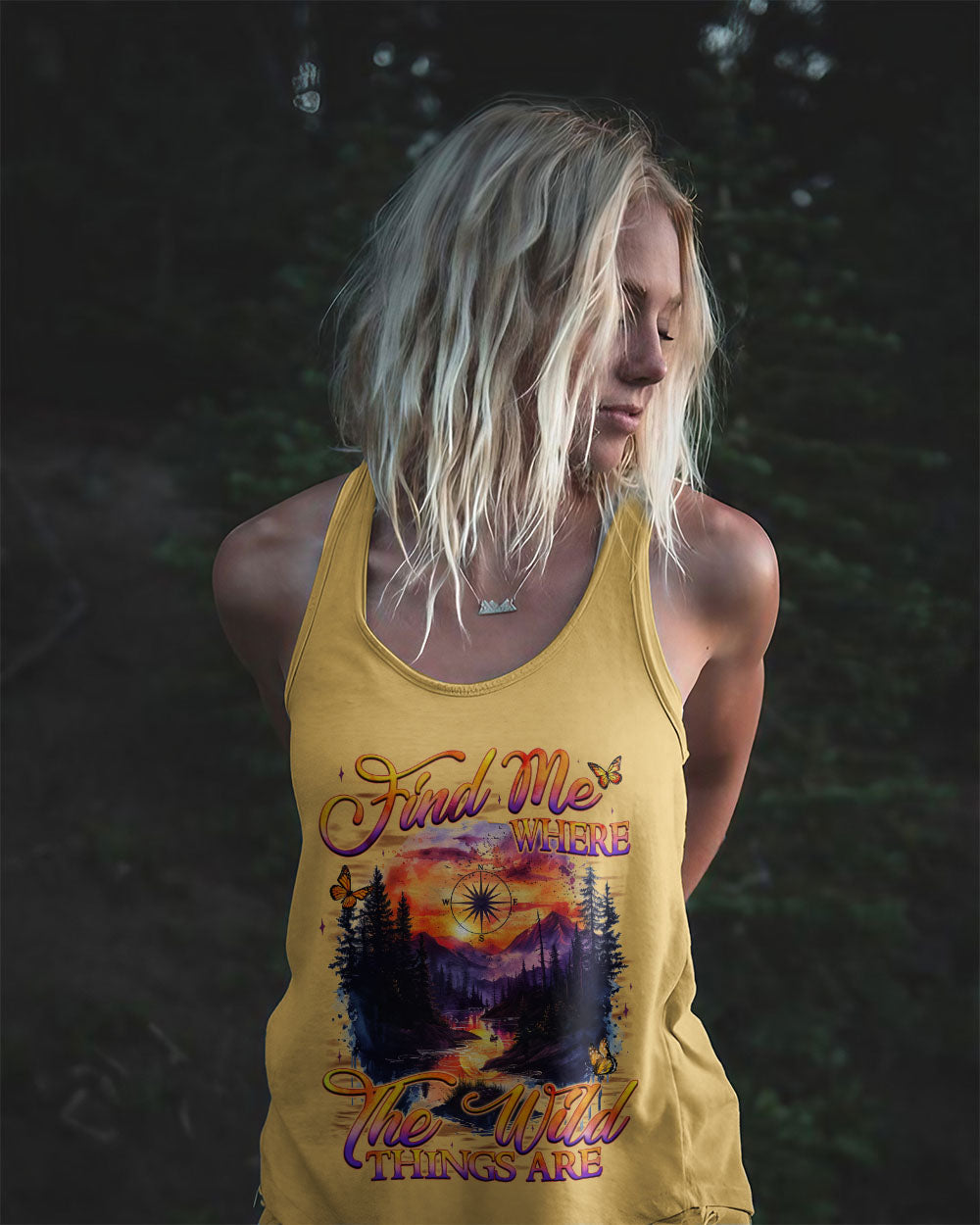 FIND ME WHERE THE WILD THINGS ARE ALL OVER PRINT - TYQY2609241