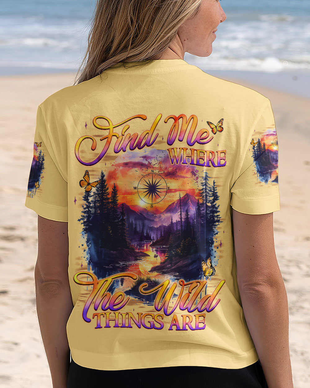 FIND ME WHERE THE WILD THINGS ARE ALL OVER PRINT - TYQY2609241