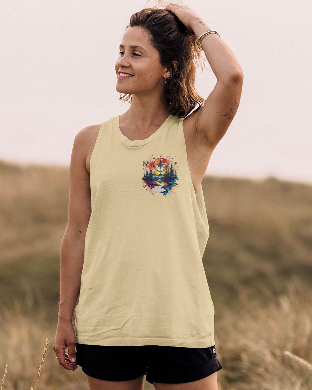 WANDER OFTEN WONDER ALWAYS COMPASS ALL OVER PRINT - TYQY2709243