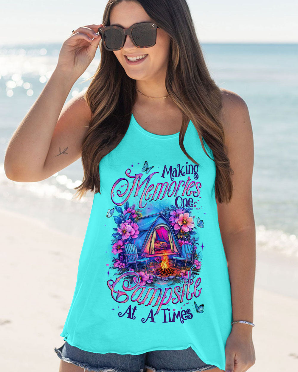 MAKING MEMORIES ONE CAMPSITE AT A TIME ALL OVER PRINT - TYQY2805252