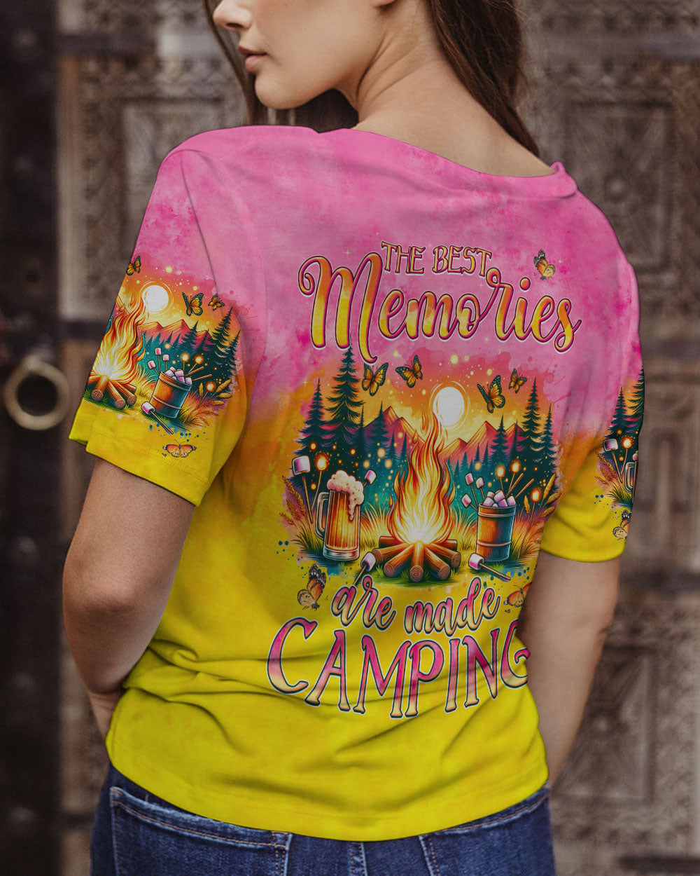 THE BEST MEMORIES ARE MADE CAMPING ALL OVER PRINT - TYQY2806244