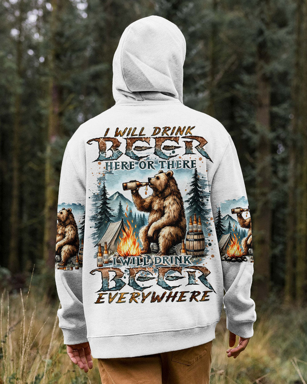 I WILL DRINK EVERYWHERE BIGFOOT ALL OVER PRINT - TYQY2808241