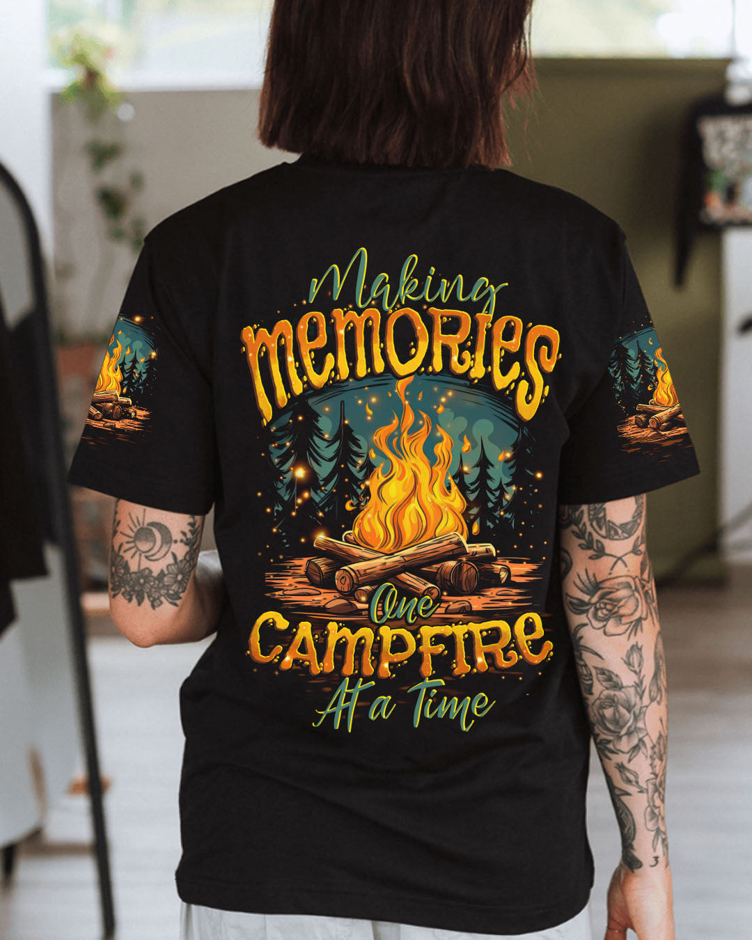 MAKING MEMORIES ONE CAMPFIRE AT A TIME ALL OVER PRINT - TYTD0108251