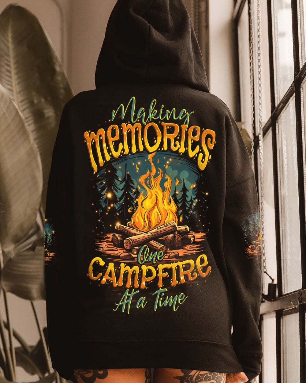 MAKING MEMORIES ONE CAMPFIRE AT A TIME ALL OVER PRINT - TYTD0108251