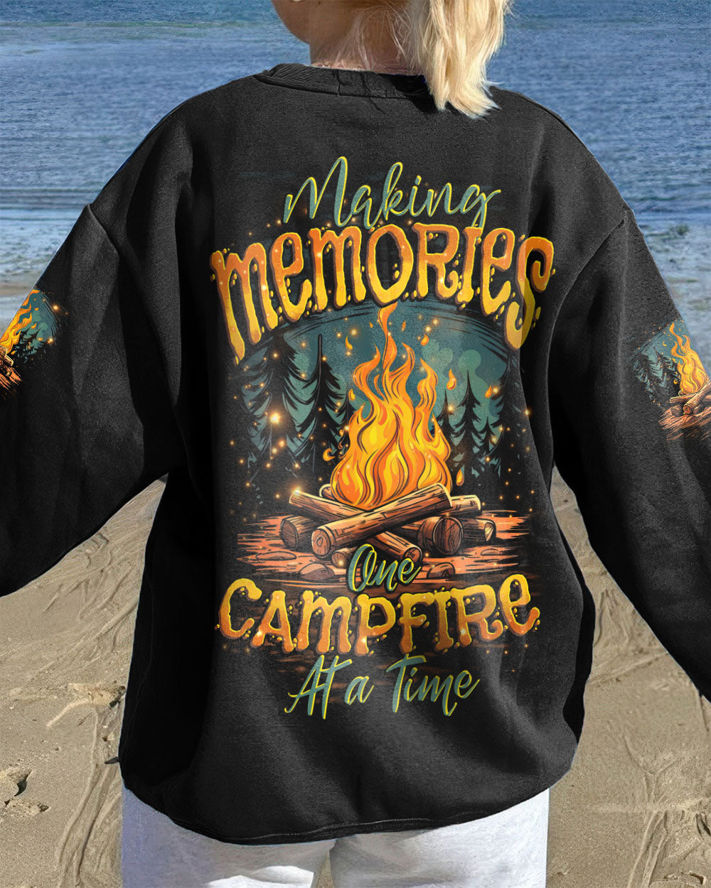 MAKING MEMORIES ONE CAMPFIRE AT A TIME ALL OVER PRINT - TYTD0108251