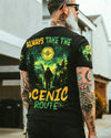 ALWAYS TAKE THE SCENIC ROUTE BIGFOOT ALL OVER PRINT - TYTD0302252