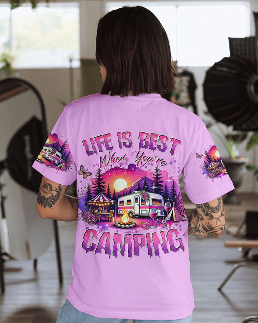 LIFE IS BEST WHEN YOU'RE CAMPING ALL OVER PRINT - TYTD0307241