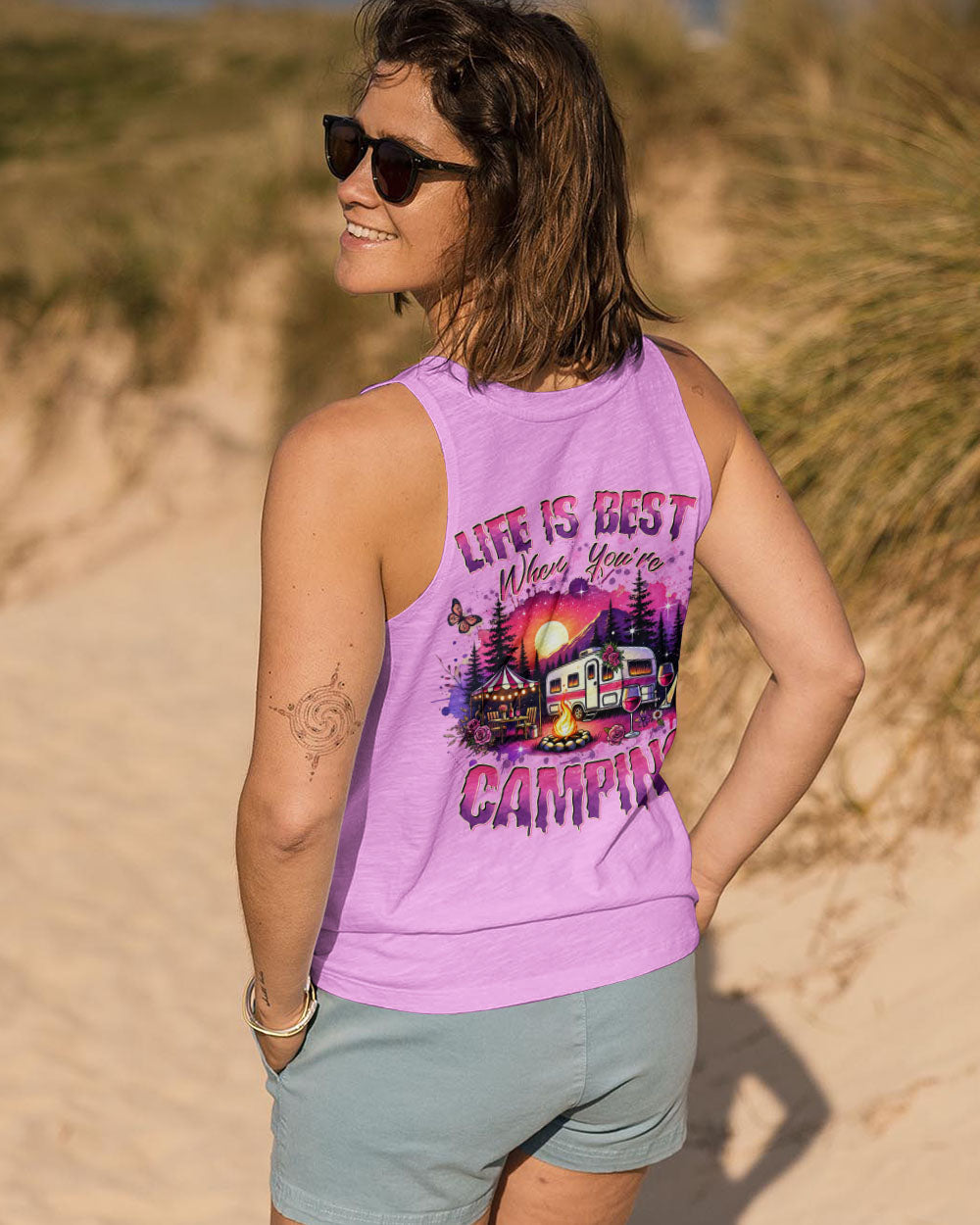 LIFE IS BEST WHEN YOU'RE CAMPING ALL OVER PRINT - TYTD0307241