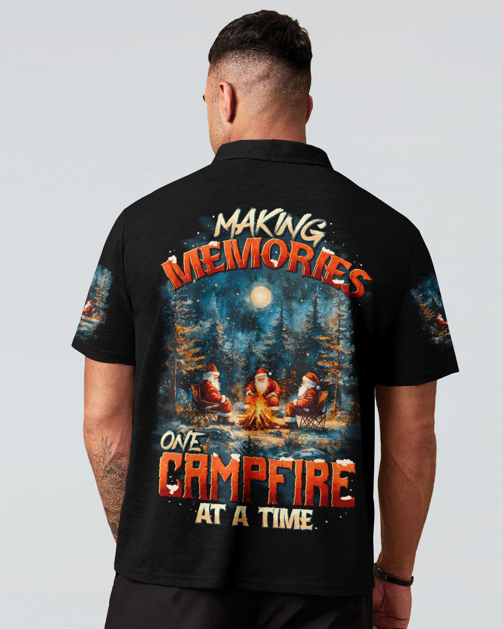 MAKING MEMORIES ONE CAMPFIRE AT A TIME CHRISTMAS ALL OVER PRINT - TYTD0310242