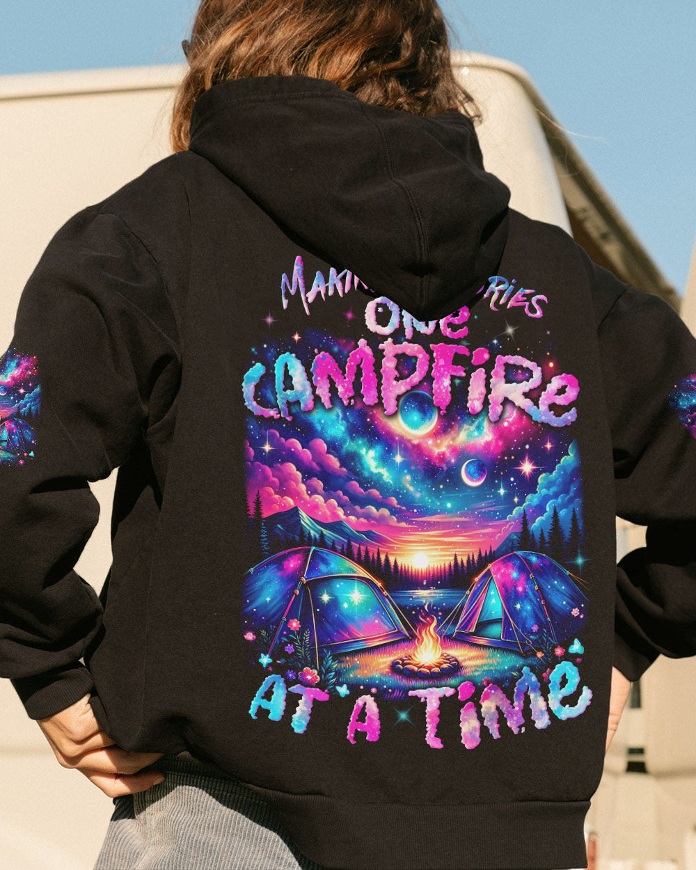 MAKING MEMORIES ONE CAMPFIRE AT A TIME ALL OVER PRINT - TYTD0708241