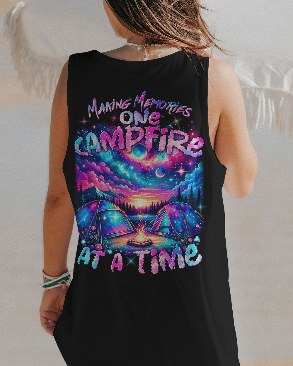 MAKING MEMORIES ONE CAMPFIRE AT A TIME ALL OVER PRINT - TYTD0708241