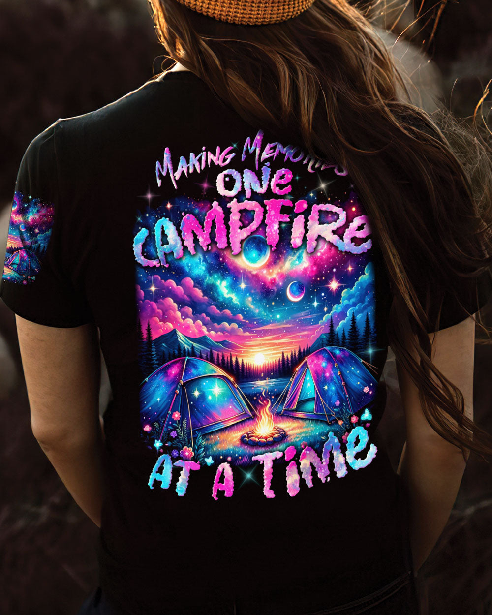 MAKING MEMORIES ONE CAMPFIRE AT A TIME ALL OVER PRINT - TYTD0708241
