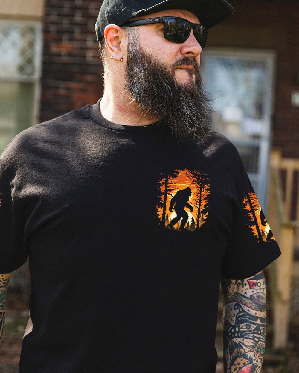 FIND ME WHERE THE WILD THINGS ARE BIGFOOT  ALL OVER PRINT - TYTD0811244