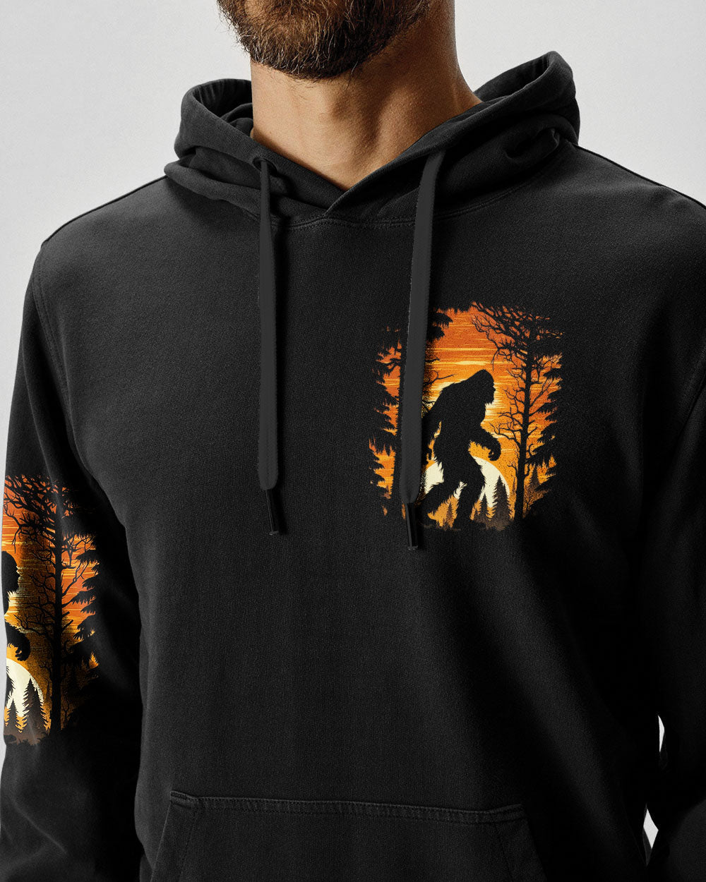 FIND ME WHERE THE WILD THINGS ARE BIGFOOT  ALL OVER PRINT - TYTD0811244