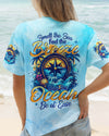 SMELL THE SEA FEEL THE BREEZE COMPASS ALL OVER PRINT - TYTD0904251