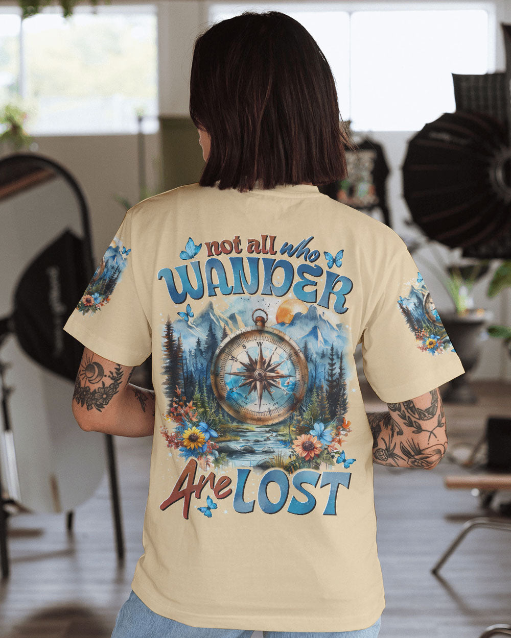 NOT ALL WHO WANDER ARE NOT COMPASS ALL OVER PRINT - TYTD1103251