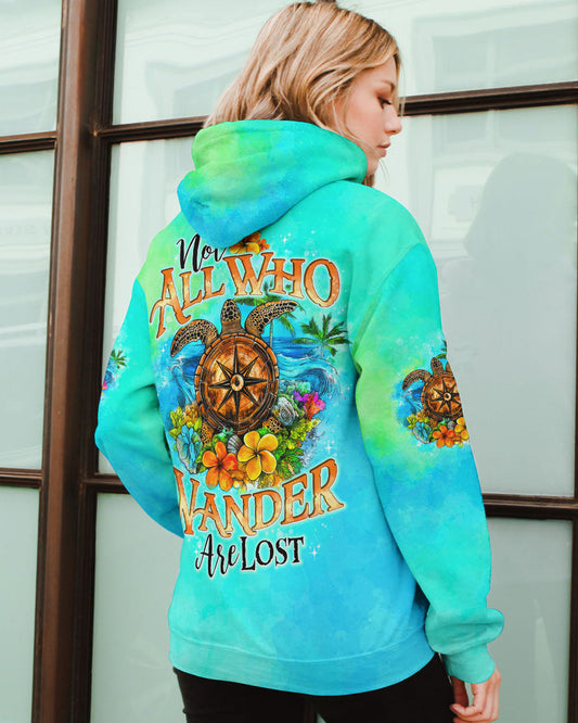 NOT ALL WHO WANDER ARE LOST TURTLE ALL OVER PRINT - TYTD1208241