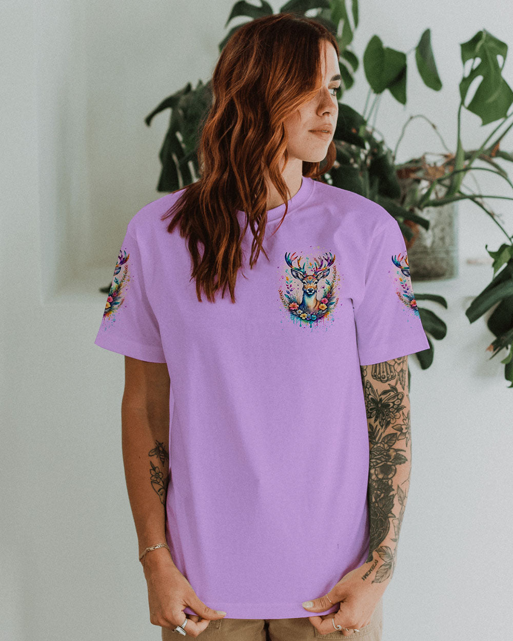 NOT ALL WHO WANDER ARE LOST DEER ALL OVER PRINT - TYTD1410243