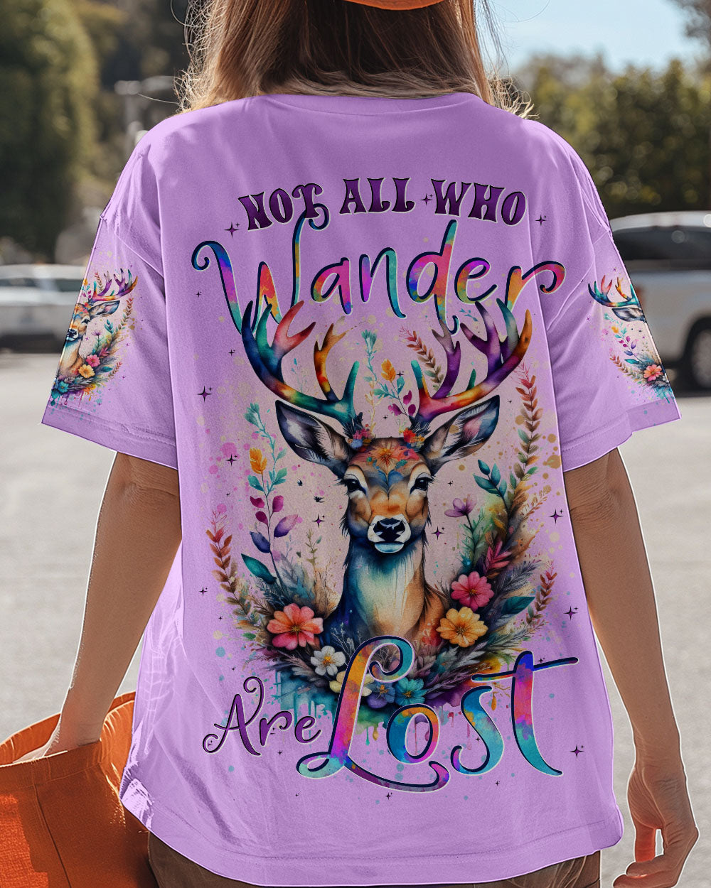NOT ALL WHO WANDER ARE LOST DEER ALL OVER PRINT - TYTD1410243