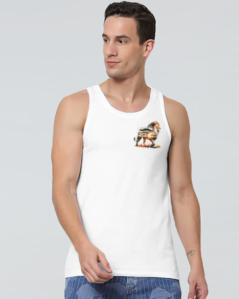 NOT ALL WHO WANDER ARE LOST LION ALL OVER PRINT - TYTD1809242