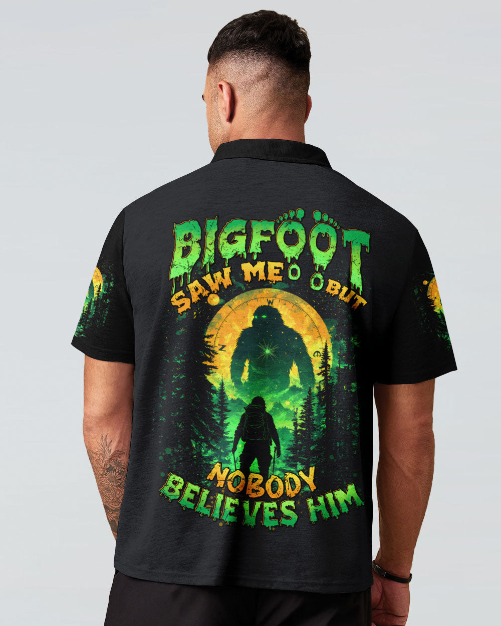 BIGFOOT SAW ME BUT NOBODY BELIEVES HIM ALL OVER PRINT - TYTD2201252