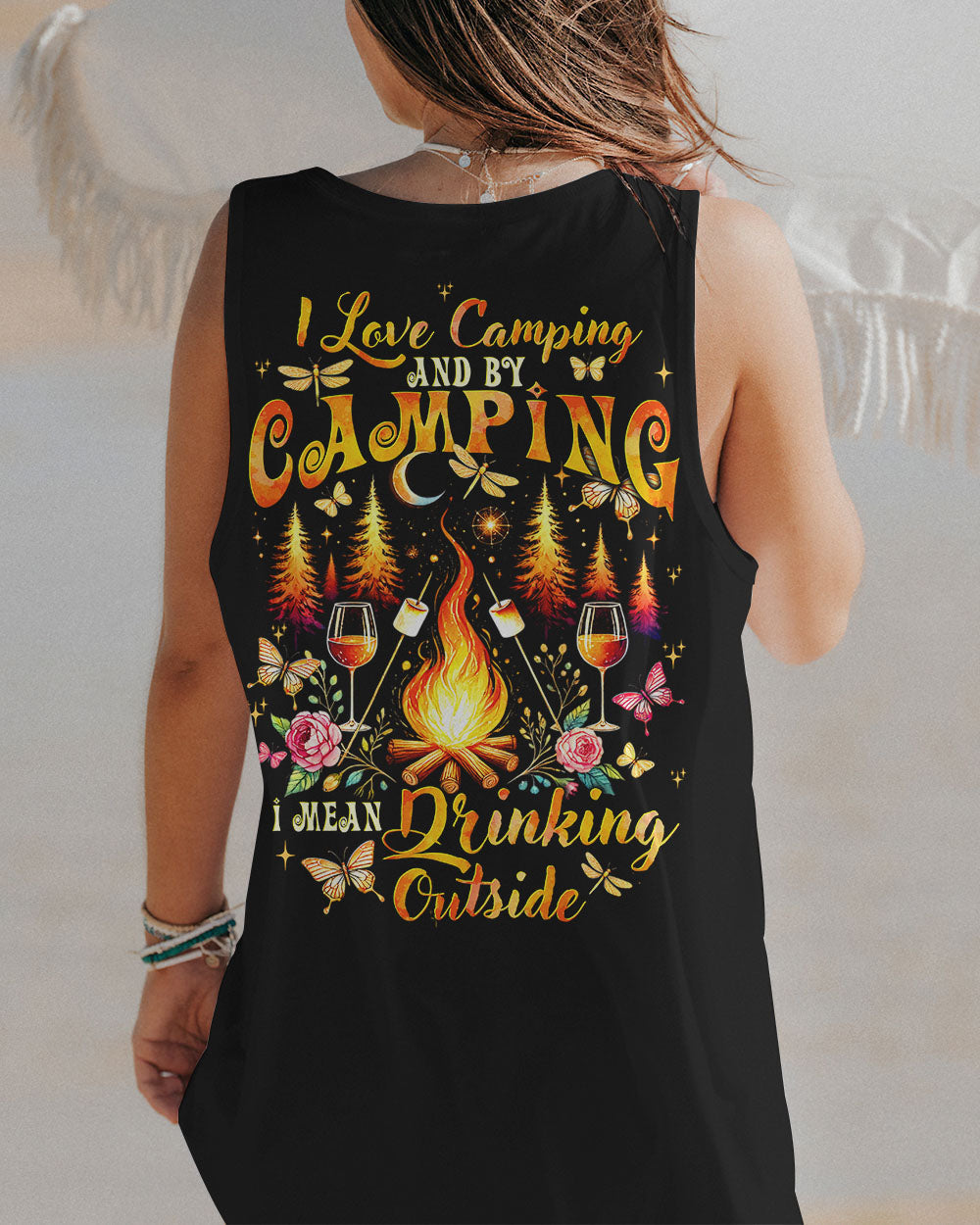 I LOVE CAMPING ALL OVER PRINT - TYTD2207242