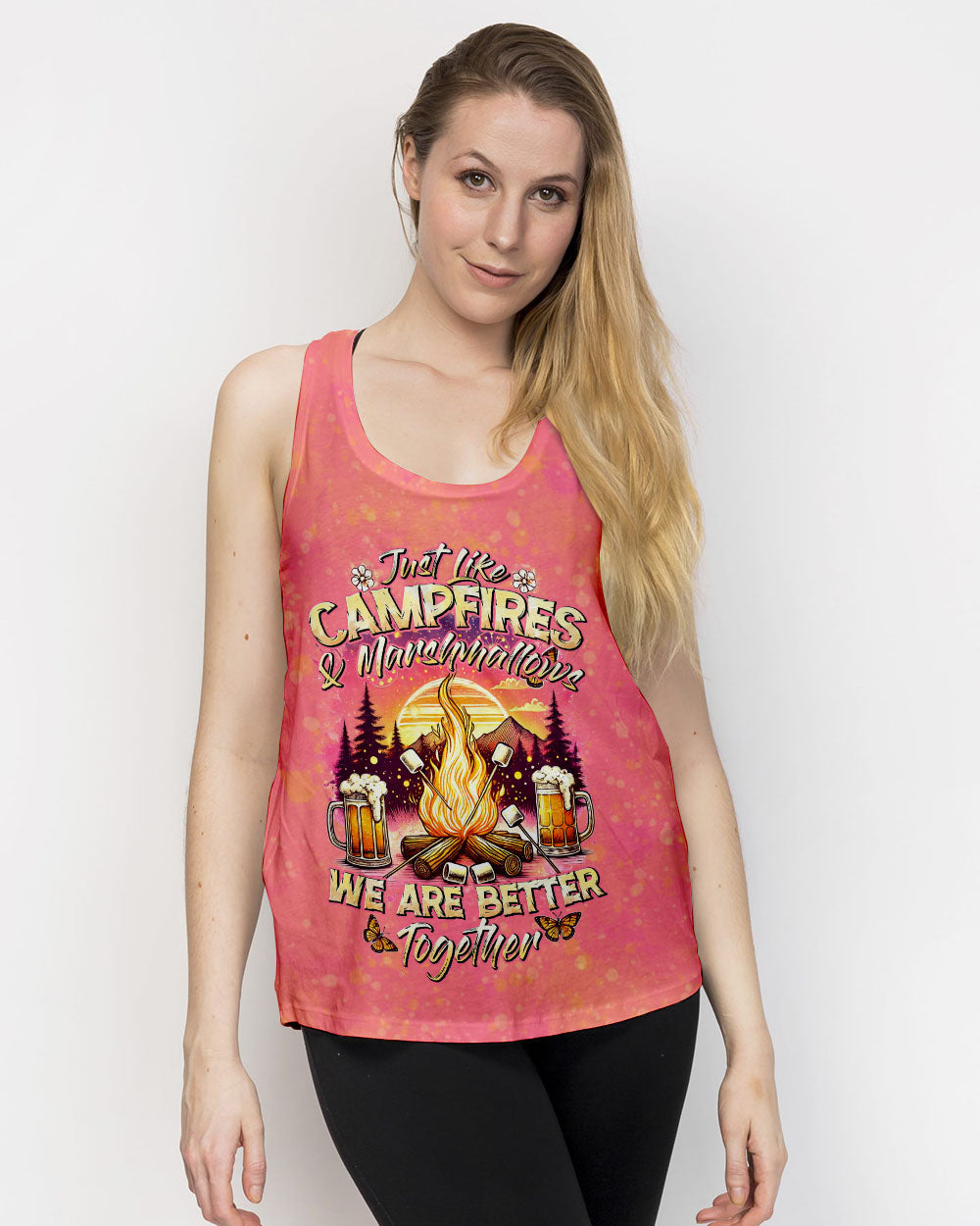 JUST LIKE CAMPFIRES AND MARSHMALLOWS ALL OVER PRINT - TYTD2506241