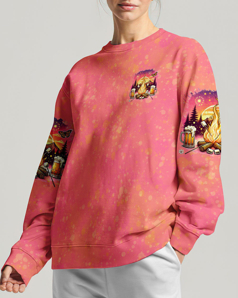 JUST LIKE CAMPFIRES AND MARSHMALLOWS ALL OVER PRINT - TYTD2506241