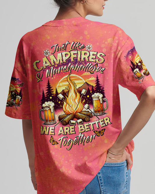 JUST LIKE CAMPFIRES AND MARSHMALLOWS ALL OVER PRINT - TYTD2506241