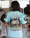JUST A GIRL WHO LOVES CAMPING ALL OVER PRINT - TYTD2708241