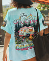 JUST A GIRL WHO LOVES CAMPING ALL OVER PRINT - TYTD2708241