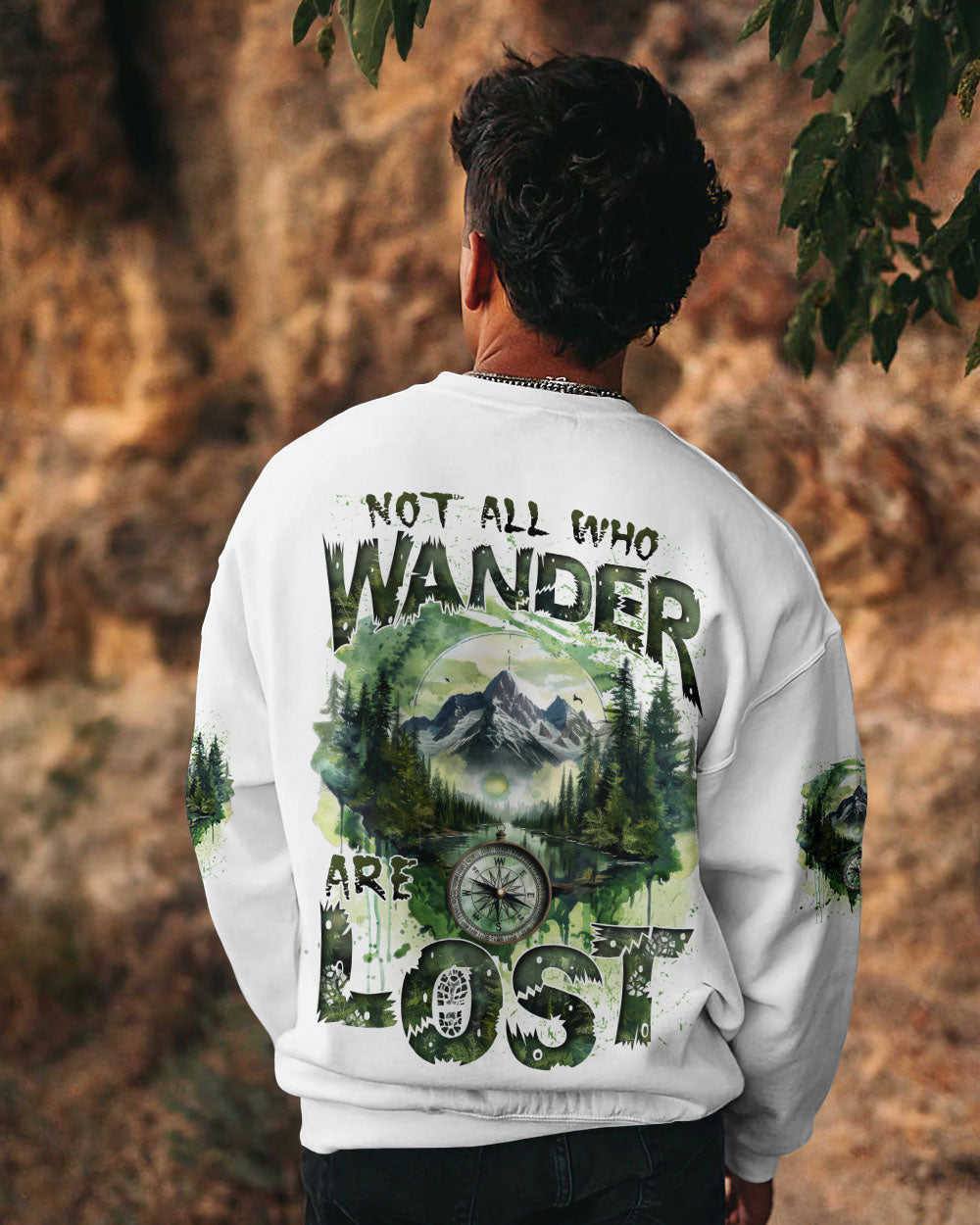 NOT ALL WHO WANDER ARE LOST ALL OVER PRINT - TYTD2809241