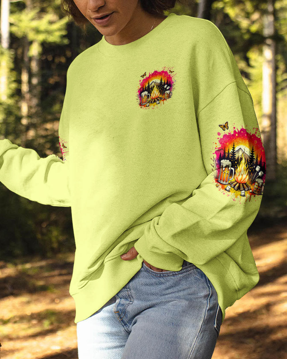 I DON'T ALWAYS DRINK WHEN I'M CAMPING ALL OVER PRINT - TYTD2907241