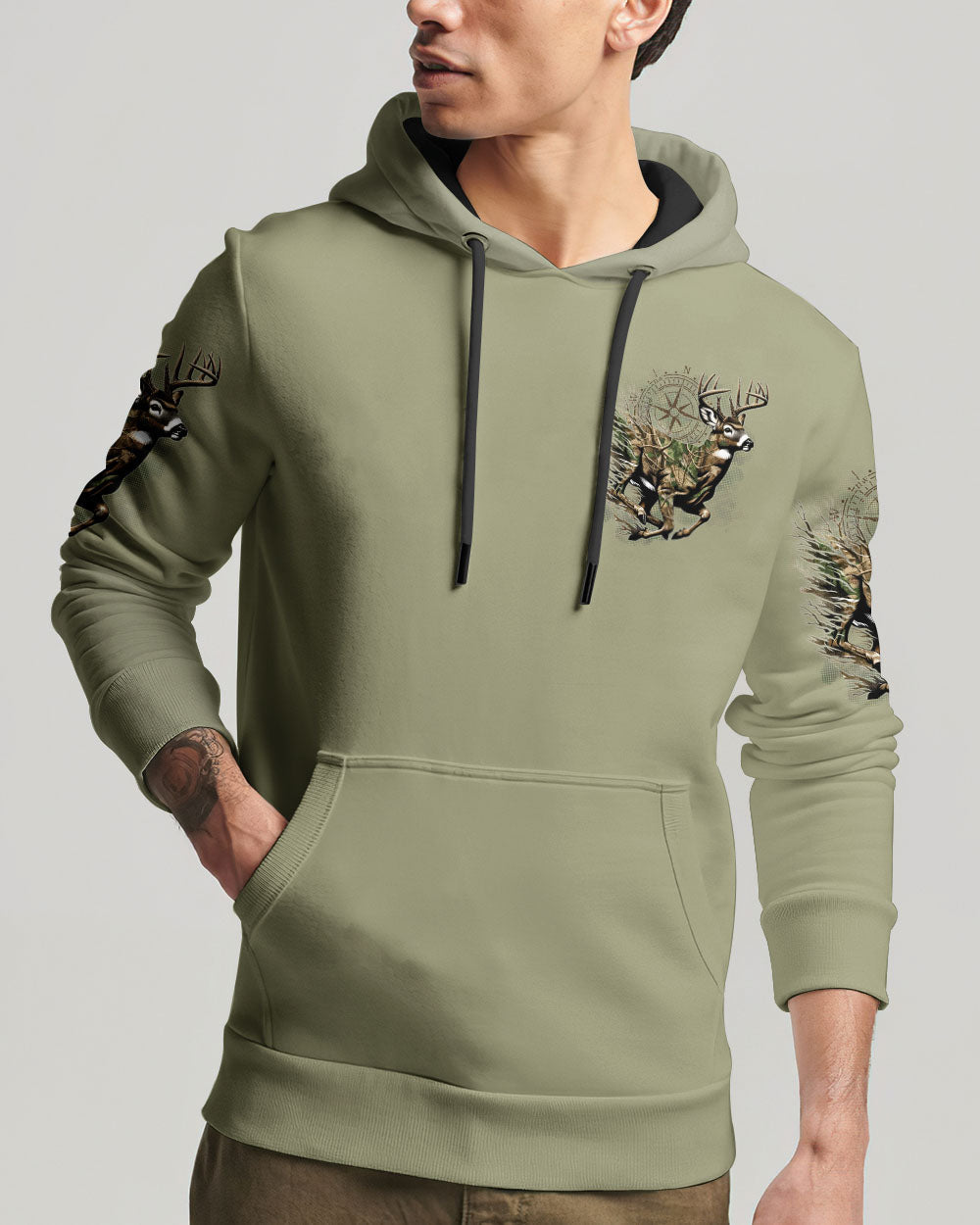 NOT ALL WHO WANDER ARE LOST DEER HUNTING CAMO ALL OVER PRINT - TYTD2911244