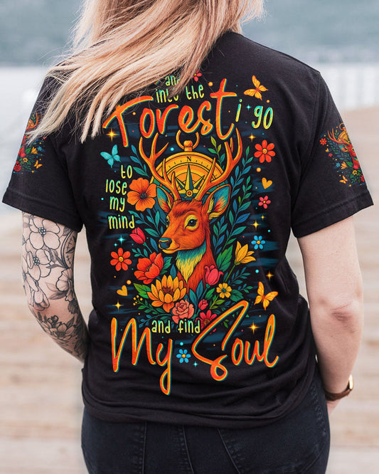 AND INTO THE FOREST I GO DEER ALL OVER PRINT - TYTM0807252