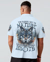 THE CLOSER I GET TO NATURE WOLF ALL OVER PRINT - TYTM0909242