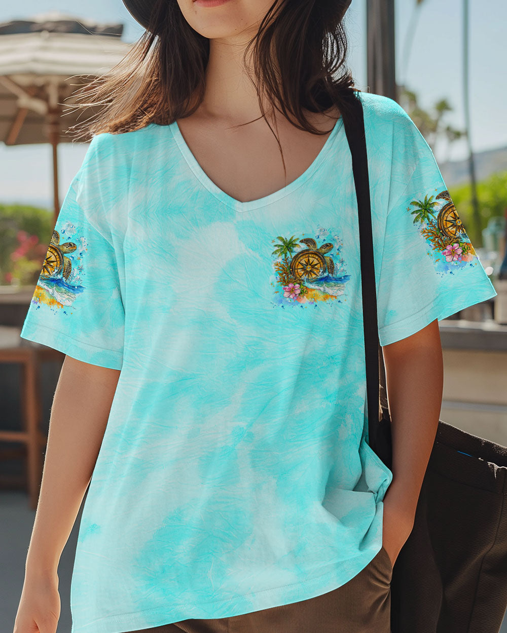 NOT ALL WHO WANDER ARE LOST TURTLE ALL OVER PRINT - TYTM1008242