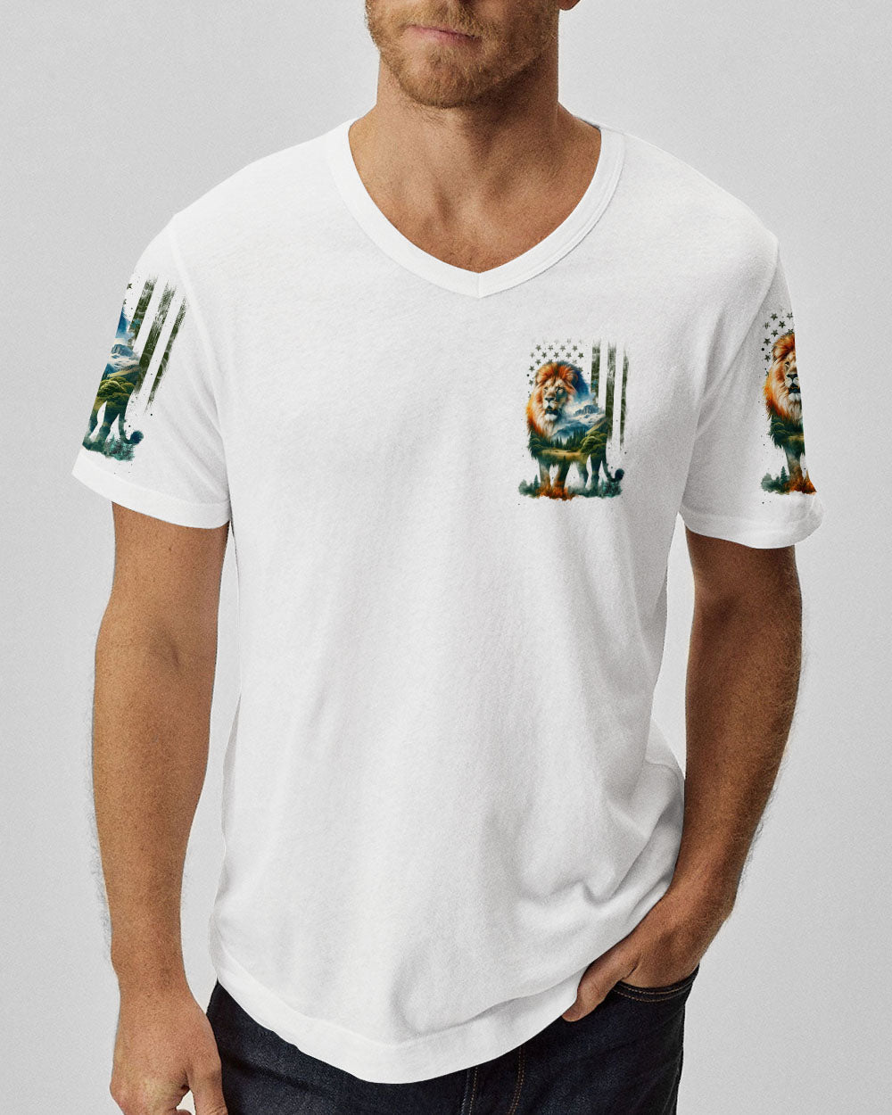 NOT ALL WHO WANDER ARE LOST LION ALL OVER PRINT - TYTM1809243