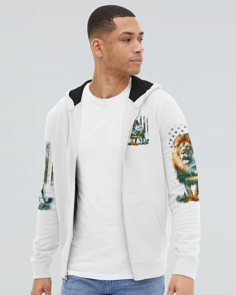 NOT ALL WHO WANDER ARE LOST LION ALL OVER PRINT - TYTM1809243
