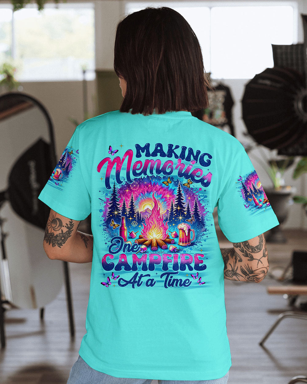 MAKING MEMORIES ONE CAMPFIRE AT A TIME ALL OVER PRINT - TYTM1907242