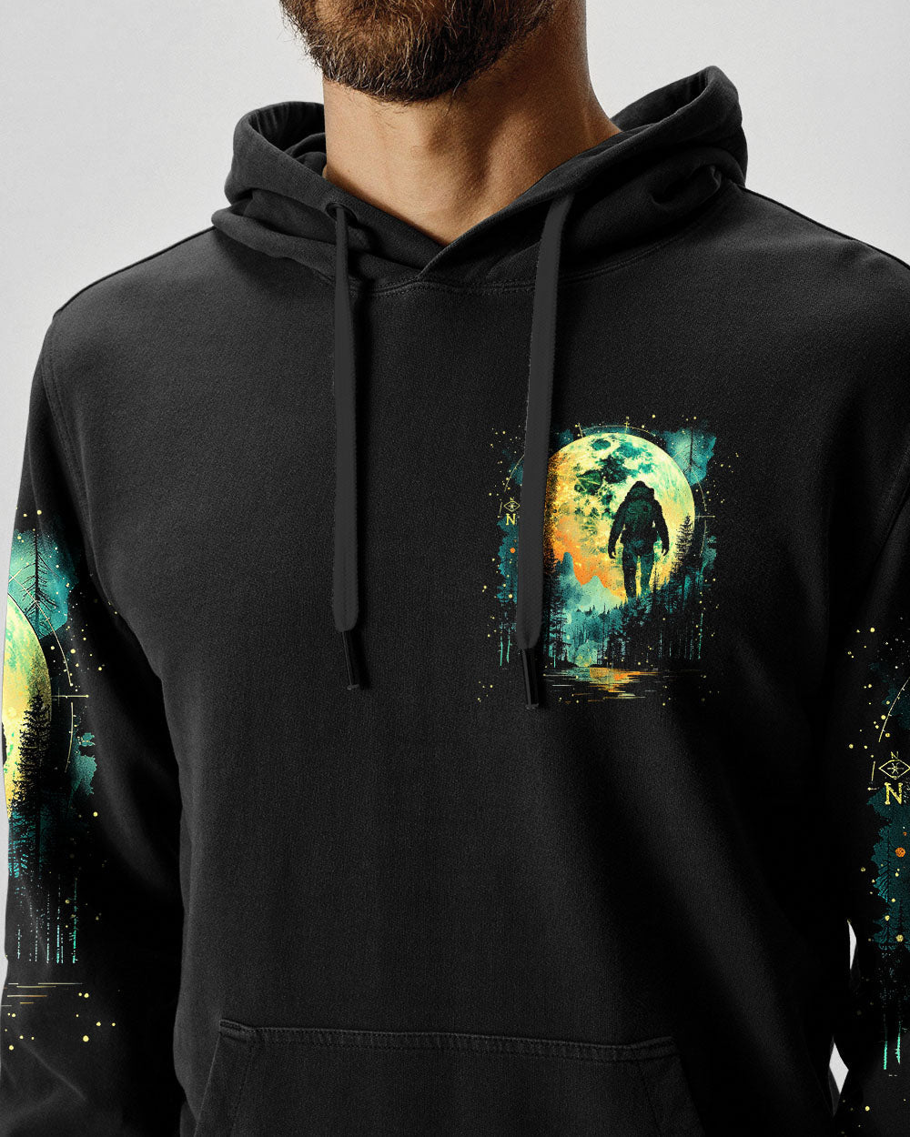 AND INTO THE FOREST I GO BIGFOOT ALL OVER PRINT - TYTM2101251