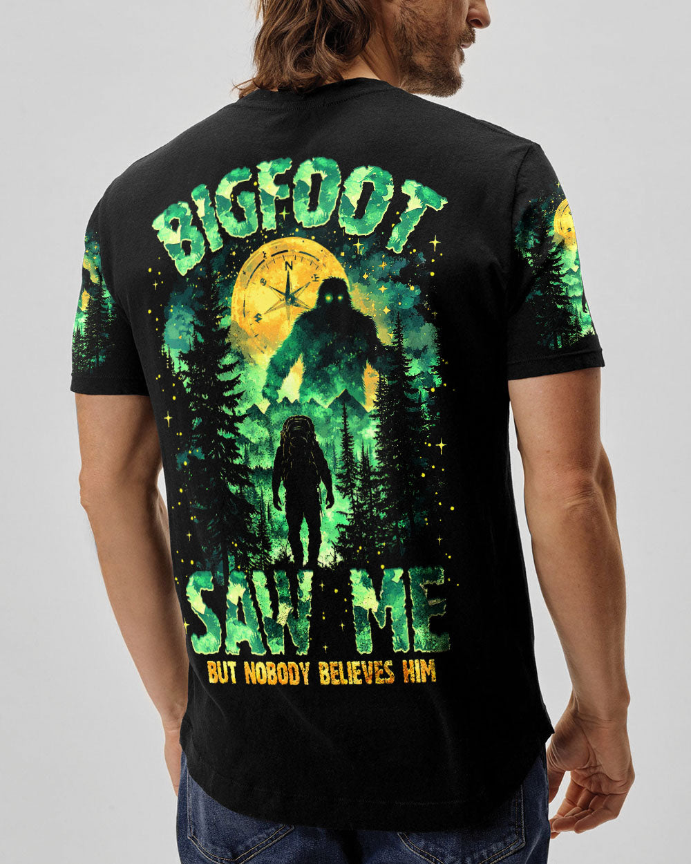 BIGFOOT SAW ME BUT NOBODY BELIEVES HIM ALL OVER PRINT - TYTM2101252