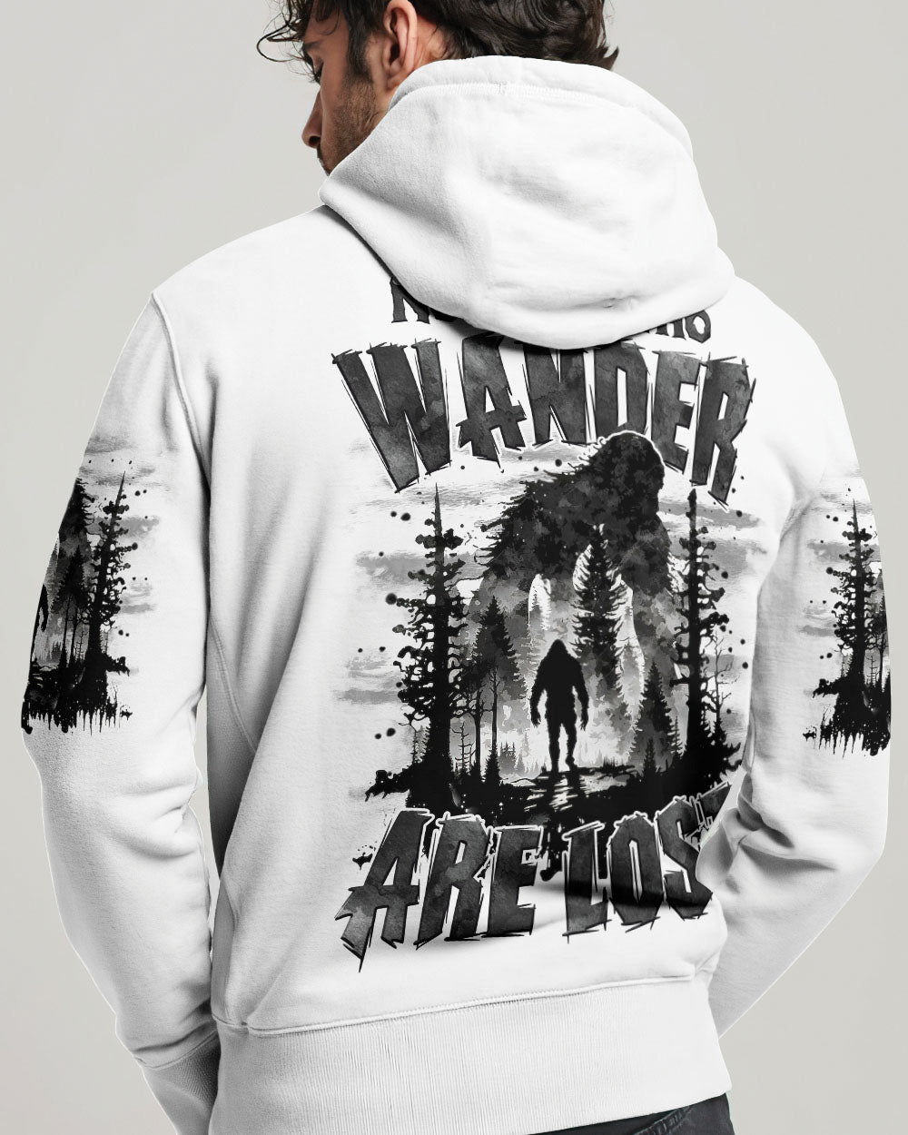 NOT ALL WHO WANDER ARE LOST BIGFOOT ALL OVER PRINT - TYTM2111242