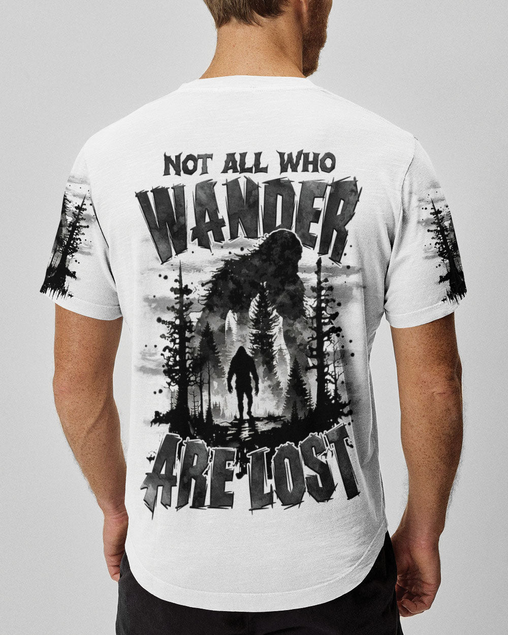 NOT ALL WHO WANDER ARE LOST BIGFOOT ALL OVER PRINT - TYTM2111242