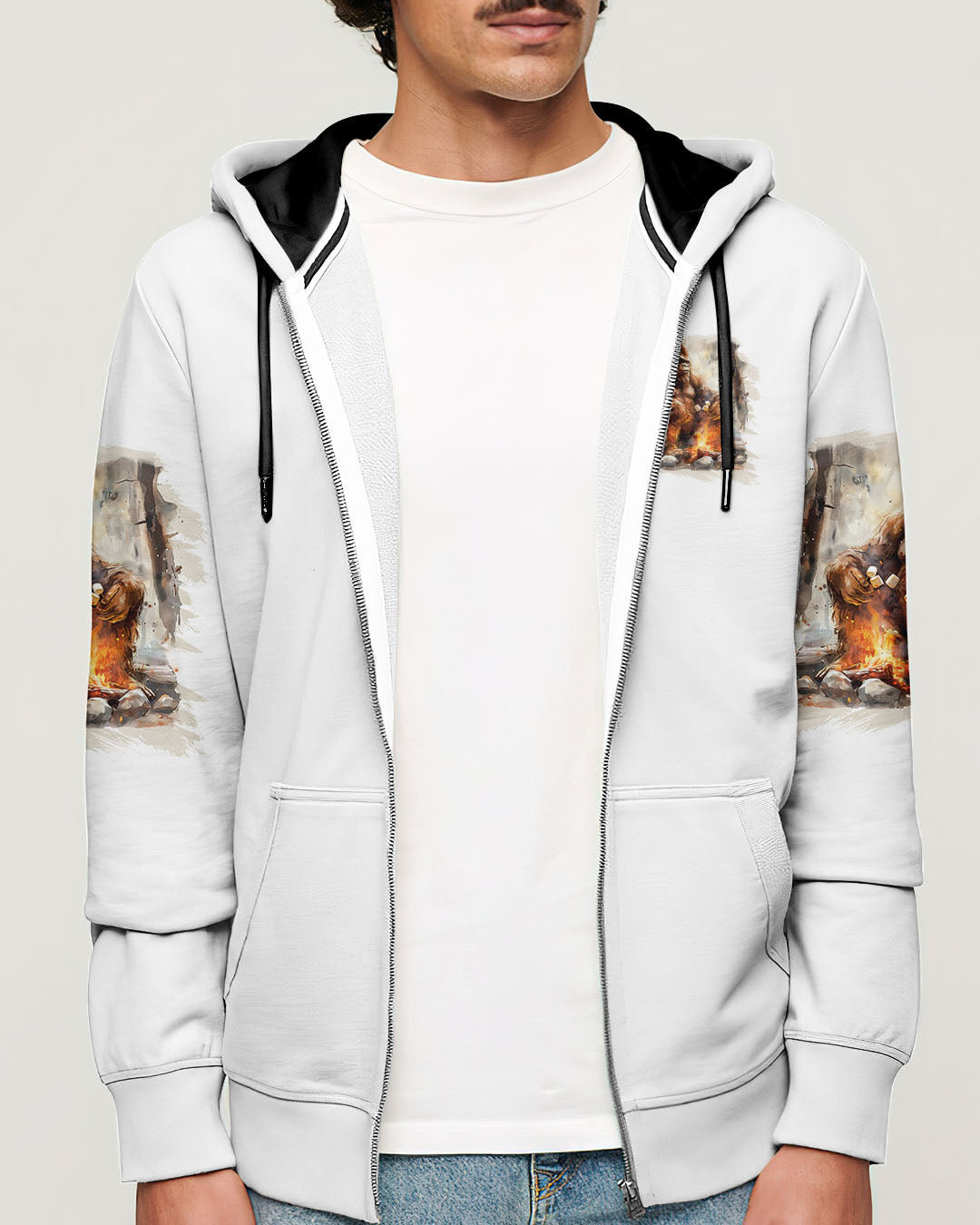 JUST CAMPFIRE NIGHTS BIGFOOT ALL OVER PRINT - TYTM2910242