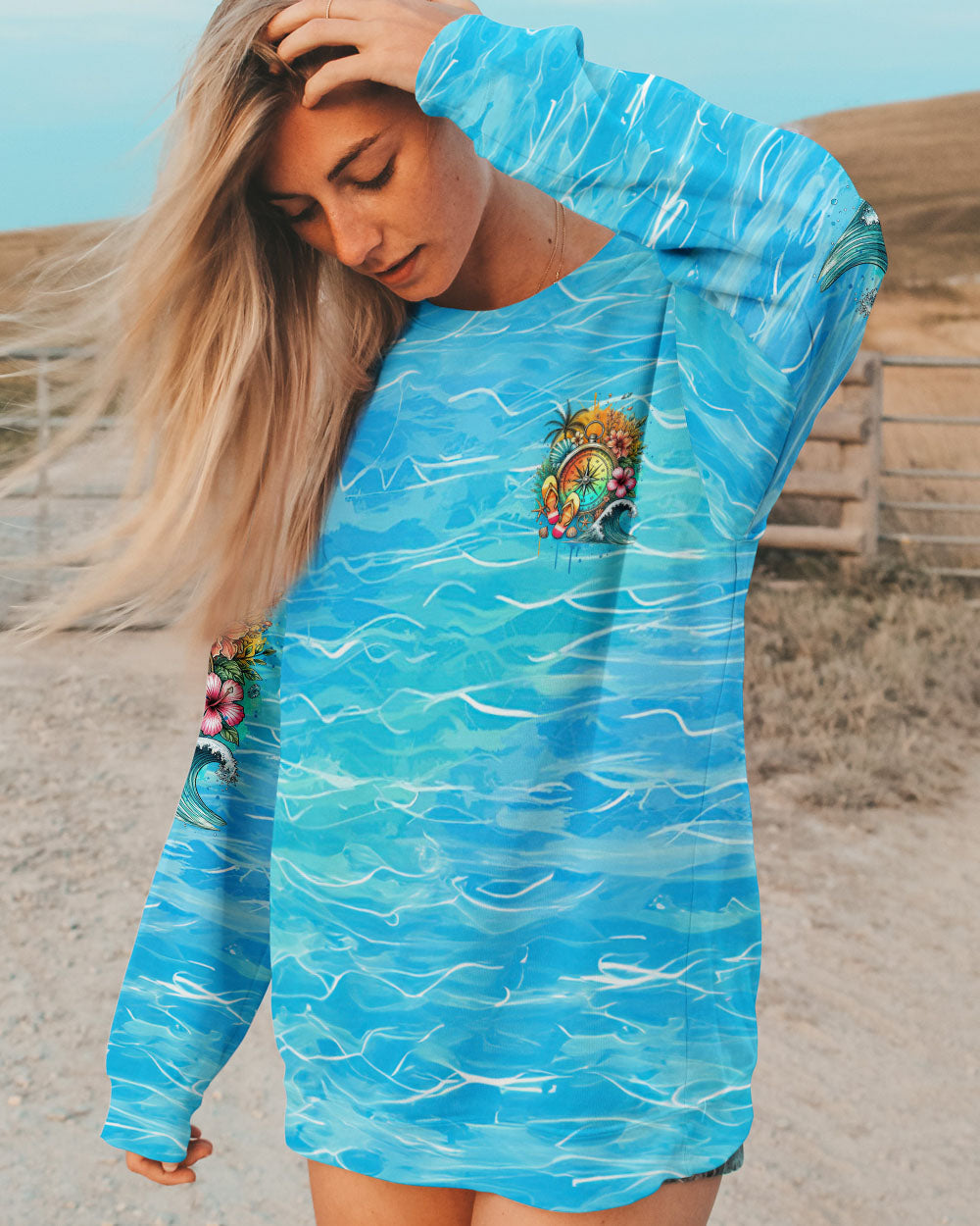 NOT ALL WHO WANDER ARE LOST COMPASS ALL OVER PRINT - TYTM3007241