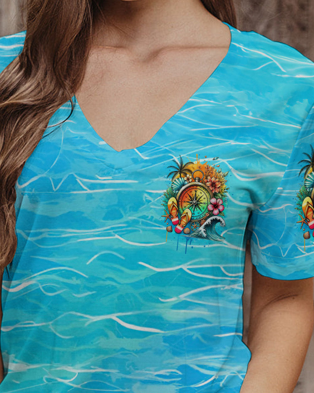 NOT ALL WHO WANDER ARE LOST COMPASS ALL OVER PRINT - TYTM3007241