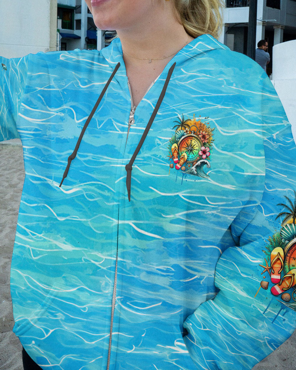 NOT ALL WHO WANDER ARE LOST COMPASS ALL OVER PRINT - TYTM3007241