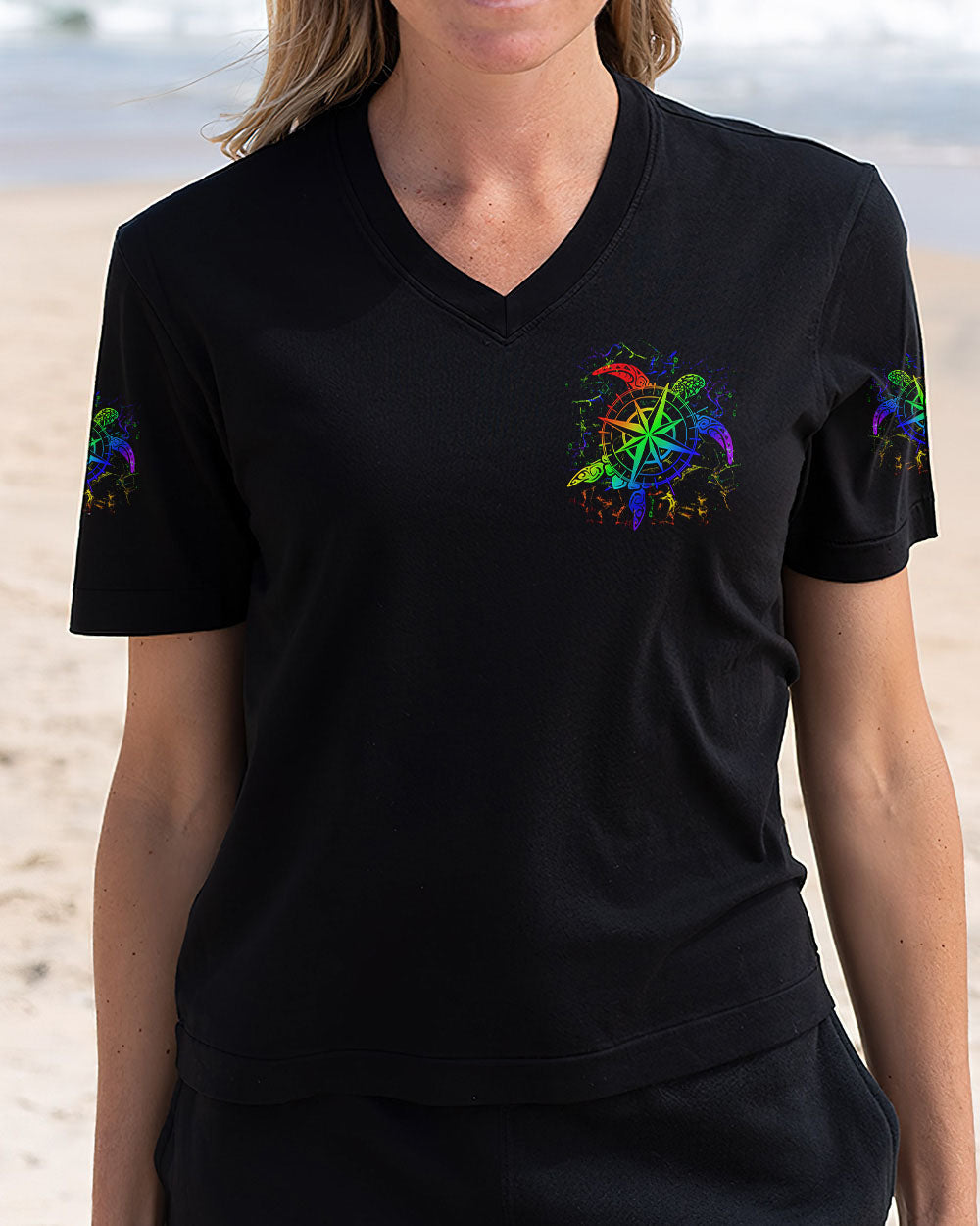 NOT ALL WHO WANDER ARE LOST TURTLE ALL OVER PRINT - YHDU0207254